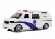 LeanToys Auto Policja z naciągiem ze światłami i dźwiękiem 2