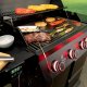 Landmann Cool Black 4.1 maxX Grill ogrodowy gazowy 18.6 kW 76 cm x 41 cm 10