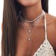 ITIMPORT NASZYJNIK CHOKER CELEBRYTKA DŁUGA BOHO SREBRNY 29 1