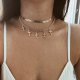 ITIMPORT NASZYJNIK CHOKER CELEBRYTKA DŁUGA BOHO ZŁOTY 41 1
