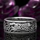 PIERŚCIEŃ Stalowy Srebrny WIKINGÓW 316L AMULET 145 9
