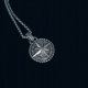 NASZYJNIK Kompas SYMBOL AMULET Gwiazda Droga 140 3