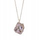 NASZYJNIK Naturalny GEODA Kryształ MINERAŁY Amulet 2.5-3.5 cm FIOLETOWY 4