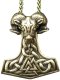 NASZYJNIK MŁOT THORA Valknut Kompas Baran 126 1