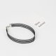CHOKER Koronkowy Haft Czarny NASZYJNIK Gothic CH09 3