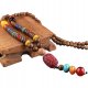 Naszyjnik Drewniany NEPAL BUDDYJSKI MALA Amulet KORALIKI Handmade TYBET 1