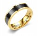 ZŁOTA OBRĄCZKA PIERŚCIONEK ŚLUBNA STAL 316L r.17 1