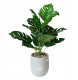 SZTUCZNA Roślina W DONICZCE REALISTYCZNA 33cm MONSTERA DELICIOSA Piękna 1