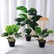 SZTUCZNA Roślina W DONICZCE REALISTYCZNA 33cm MONSTERA DELICIOSA Piękna 6