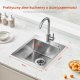 Zlew gastronomiczny basen zlewozmywak gospodarczy 40 x 45 cm stal 6