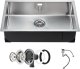 Zlew gastronomiczny basen zlewozmywak gospodarczy 70 x 43 cm stal 1
