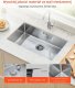 Zlew gastronomiczny basen zlewozmywak gospodarczy 70 x 43 cm stal 1