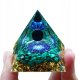 Piramida ORGONIT +LED Lampka PODSTAWA 5cm KRYSZTAŁ KAMIENIE AMULET 5cm HX19 2