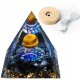 Piramida ORGONIT +LED Lampka PODSTAWA 5cm KRYSZTAŁ KAMIENIE AMULET 5cm HX13 1