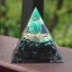 Piramida ORGONIT +LED Lampka PODSTAWA 5cm KRYSZTAŁ KAMIENIE AMULET 5cm HX16 3