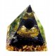 Piramida ORGONIT +LED Lampka PODSTAWA 5cm KRYSZTAŁ KAMIENIE AMULET 5cm HX20 3