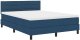 Rama łóżka vidaXL z materacem Granatowy Tkanina 160 x 200 cm Łóżko 3