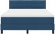 Rama łóżka vidaXL z materacem Granatowy Tkanina 160 x 200 cm Łóżko 8