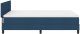 Rama łóżka vidaXL z materacem Granatowy Tkanina 160 x 200 cm Łóżko 9