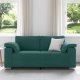 Sofa vidaXL Ciemnozielona Poliester Standardowa Wytrzymała 2