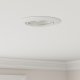 vidaXL Lampy Zestaw 24 Białe Plastikowe 9 cm 1