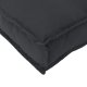 vidaXL Poduszki Czarna Poliester 40 x 80 x 12 cm Poduszka na krzesło 7
