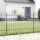 Ogrodzenie z dzidą Szare 10,2x1,2 m Stal 1