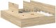 Rama Łóżka Do Przechowywania Sonoma Dąb 160x200 cm 2