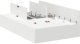 Rama Łóżka z Miejscem na Przechowywanie Biała 120x190 cm 2