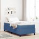 vidaXL Box Spring Bed Niebieski 90x200 cm z materiału sztruksowego 1