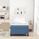 vidaXL Box Spring Bed Niebieski 90x200 cm z materiału sztruksowego 5