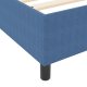 vidaXL Box Spring Bed Niebieski 90x200 cm z materiału sztruksowego 9