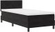 Łóżko Box Spring z materacem Czarny 100x200 cm Aksamit 2