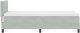 Łóżko Box Spring z materacem Jasnoszary 90x200 cm Aksamit 8