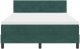 Box Spring Łóżko z Materacem Ciemnozielone 140x190 cm Velvet 7