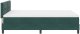 Box Spring Łóżko z Materacem Ciemnozielone 140x190 cm Velvet 8