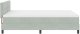 Łóżko Box Spring z Materacem Jasnoszare 140x200 cm Aksamit 8