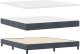 Łóżko Box Spring z materacem Ciemnoszary Super King Aksamit 5