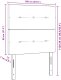Lampa Nocna z LED Szary 100 cm Aksamit 8