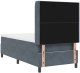 Łóżko Kontynentalne z Materacem Ciemnoszary 100x200 cm Aksamit 9
