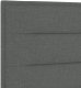 Stelaż łóżka Ciemnoszary 100x200 cm Z materiału 11