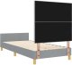 vidaXL Łóżko z tkaniny w kolorze jasnoszarym 80x200 cm 10