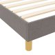 vidaXL Ramka łóżka Taupe 120x200 cm Tkanina 12