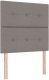 vidaXL Ramka łóżka Taupe 120x200 cm Tkanina 7