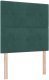 Rama Łóżka Ciemnozielona 90x190 cm Z Weluru 7