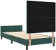 Stelaż łóżka Ciemnozielony 90x200 cm Aksamit 10