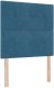 Łóżko Granatowe 100x200 cm Aksamit 6