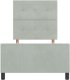 Stelaż łóżka Jasnoszary 100x200 cm Velvet 8