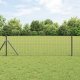 vidaXL Słupy ogrodzeniowe 26 szt. Szare 32 mm 100 cm Stal ocynkowana 1