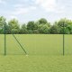 Słupki ogrodzeniowe z ostrzem 52 sztuki 32 mm 170 cm Stal ocynkowana 1